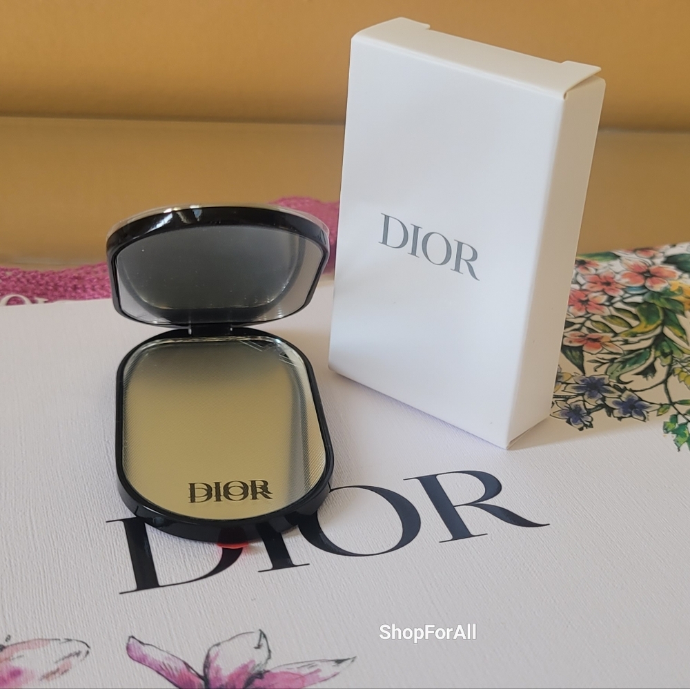 DIOR CD Smart Phone Pop Socket Phone Ring Mirror Stand Black/Silver Compact - Picture 14 of 16